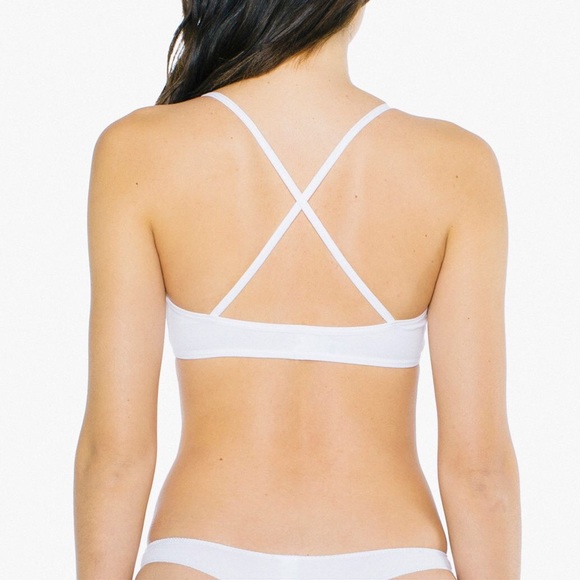 *SOLD* American Apparel Crossback Bra M White - Picture 3 of 6